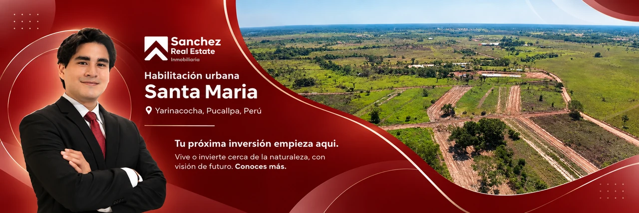 Habilitación urbana Santa María de Sanchez Real Estate en Yarinacocha, Pucallpa